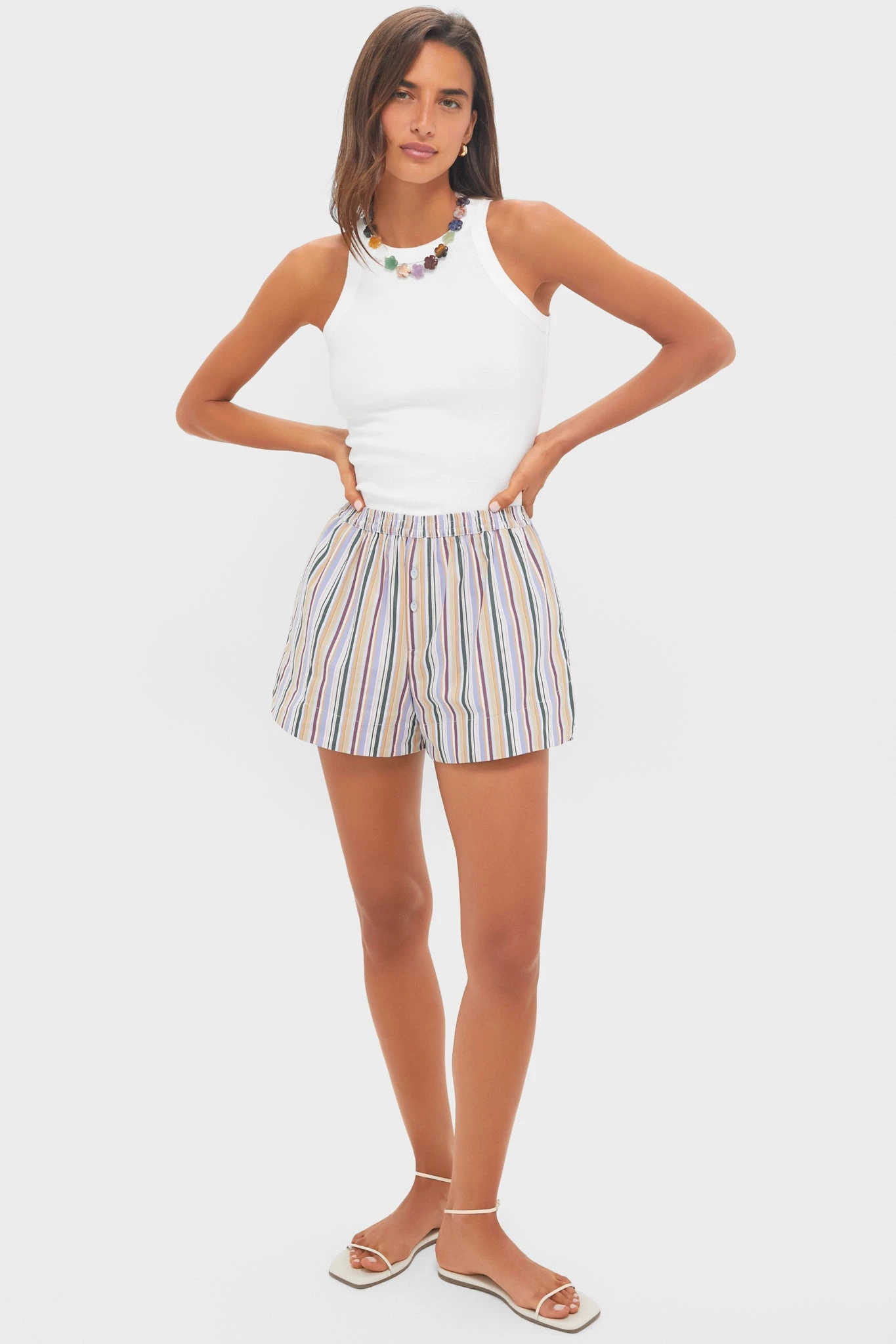 Faithfull The Brand Sifnos Stripe Lonia Shorts 6 Faithfull The Brand Sifnos Stripe Lonia Shorts - Image 6