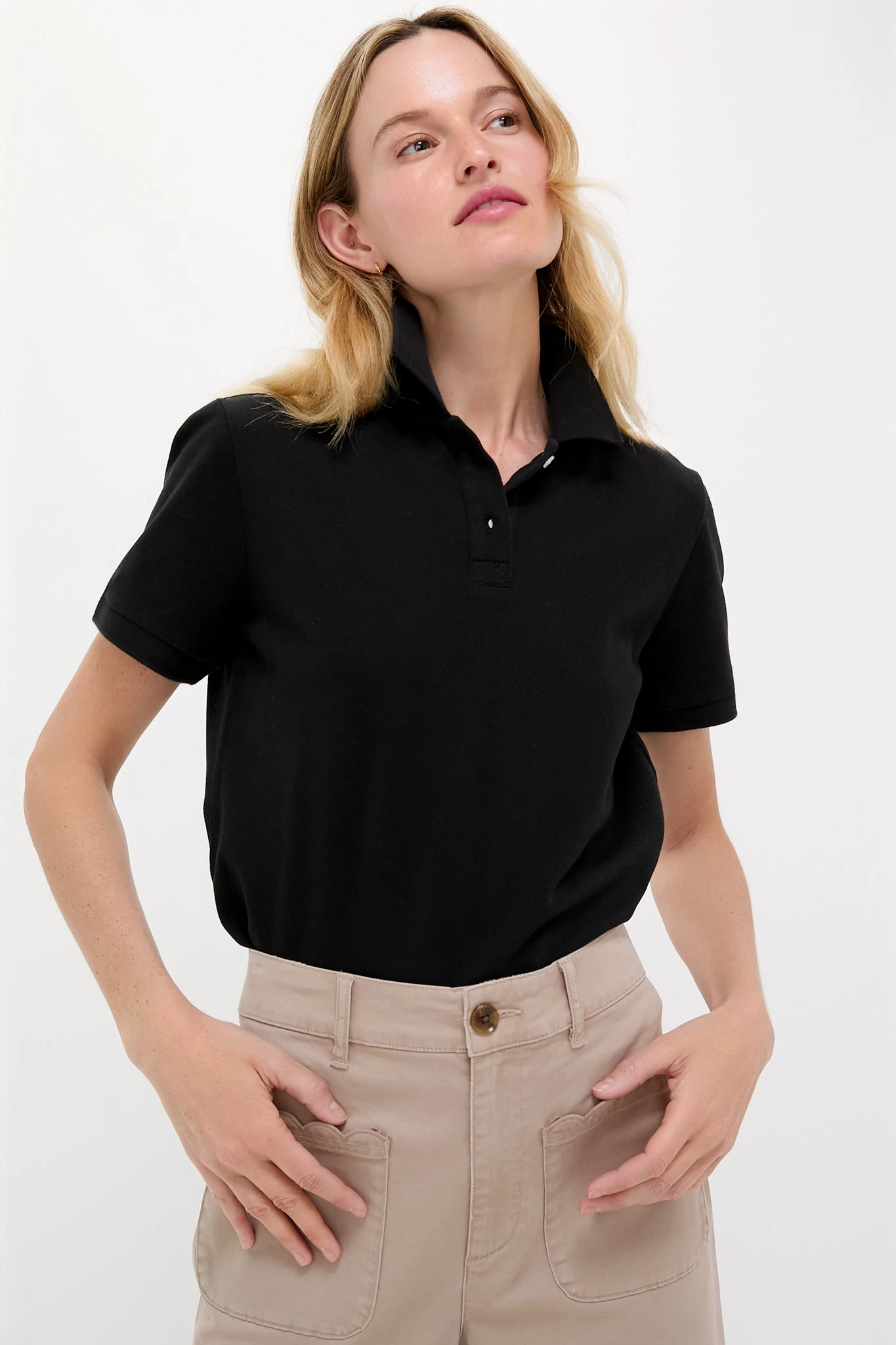 Black Pique Pique Murray Classic Polo 2 Black Pique Pique Murray Classic Polo - Image 2