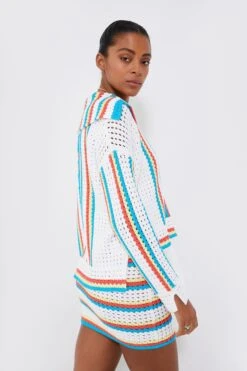 Solid & Striped Crochet Vertical Stripe Lola Pullover -Loeffler Randall Store VYCSIZKjKTKl04KreSNiaQeh5U0h6C32 1