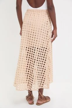 Tan Cotton Eyelet Eve Skirt -Loeffler Randall Store VrbbHrDvqbqnUgOE4LzBM7cTQFpivfr4 1