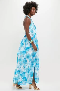Flowers Waves Maui Halter Midi Dress -Loeffler Randall Store W5L0AmVdYczFpFGAc7T5ycvoNj8AZIKD 1
