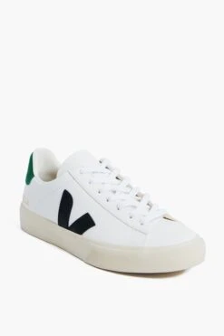 Veja Extra-White Black Emeraude Campo Sneakers