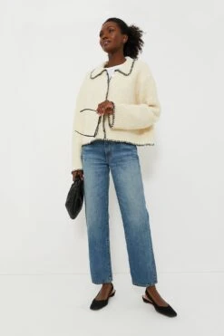 Cream With Black Stitching Cardigan 11 Cream With Black Stitching Cardigan -Loeffler Randall Store WSAQwxnGXLEYMXcdsi7RBDvKXQPTJuCW 1