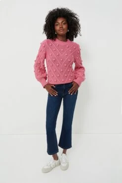 Punchy Pink PomPom Lainey Sweater -Loeffler Randall Store Wgtl8XJhcvOuUsTXfuxp7FC6tRcpwger 1
