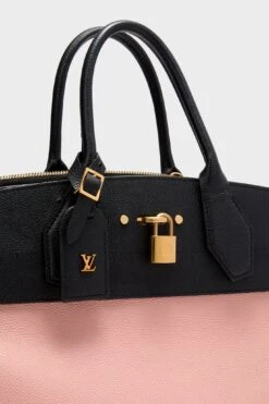 Louis Vuitton Magnolia Pink And Black Pebbled Calf Leather City Steamer MM 11 Louis Vuitton Magnolia Pink And Black Pebbled Calf Leather City Steamer MM -Loeffler Randall Store WqxUgs2RmO0WgxnDLwwwrSDOeDtnh1MX 1