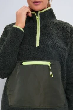 Army Green Fleece Cady Quarter Zip -Loeffler Randall Store Wy9Pr9VEZDrZfygX29sqhJdY7WbpAA9d 1