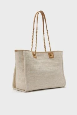 CHANEL Beige Canvas Deauville Tote Bag -Loeffler Randall Store X4Iw1fIiqJbSwhiw5Fih26kEj6nFKJ9j 1