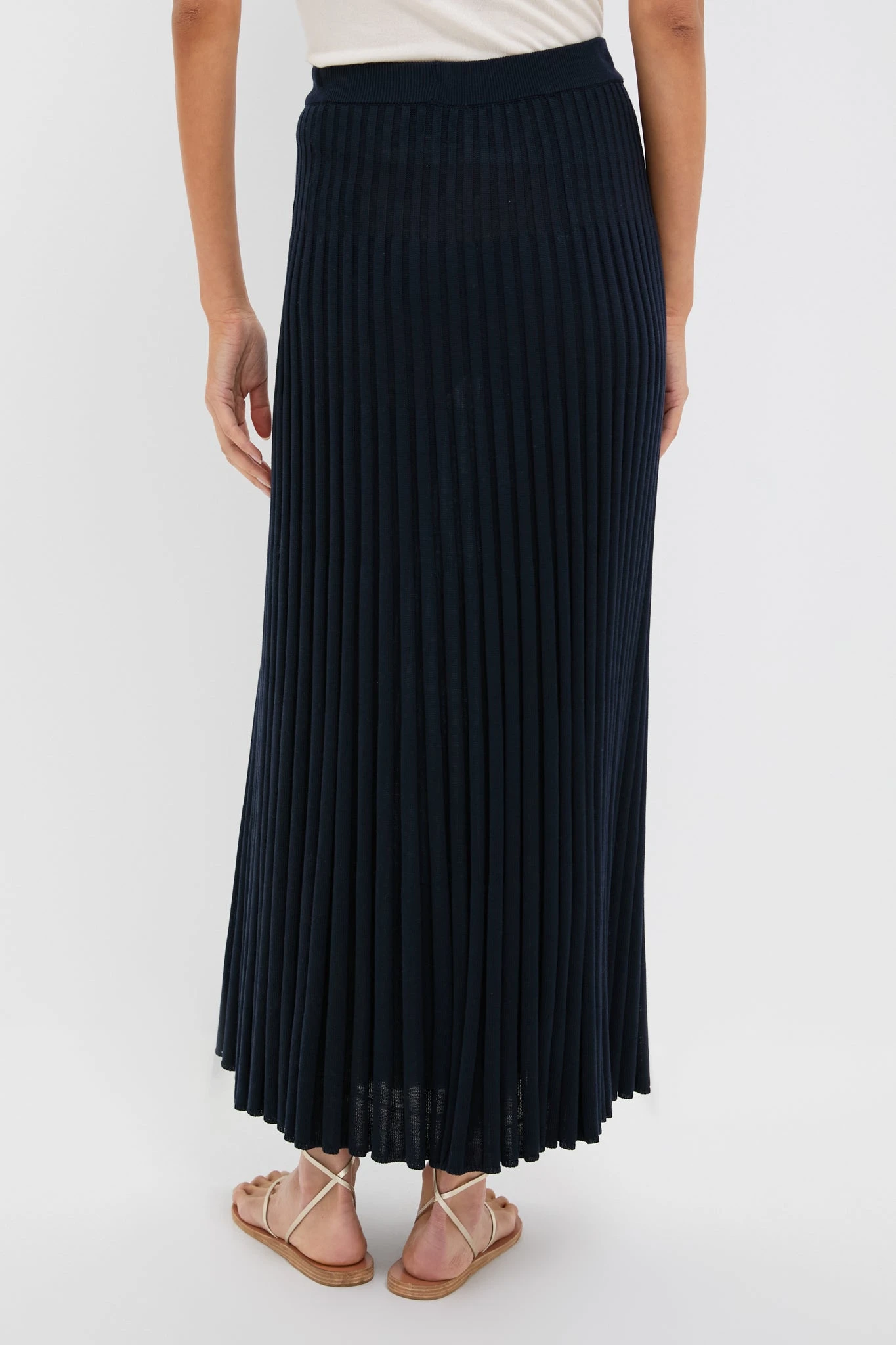 Navy Knit Kenley Skirt 4 Navy Knit Kenley Skirt - Image 4