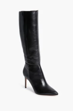 Schutz Black Mikki Up Boots