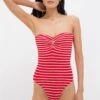 Red And White Striped Brooke One Piece -Loeffler Randall Store XI5gWYcg1tYhNdPsKjB62DjEIjXyoNRB 1