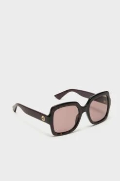 Havana Gucci Logo Squared Sunglasses -Loeffler Randall Store XRhcVgAs5BOTvuFKYKDKaxapVax1KqDT 1