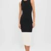 Black & Cream Charlotte Knit Midi Dress 13 Black & Cream Charlotte Knit Midi Dress -Loeffler Randall Store XRyg035xxkWyJZmAQnNMPb3H5MEBAzK1 1