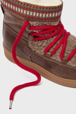 Dark Brown And Multi Cosmos Leather Wool-Lined Boots -Loeffler Randall Store XnHBnh3l3WdLIRRZ0NbDU5csMhXCIYaI 1