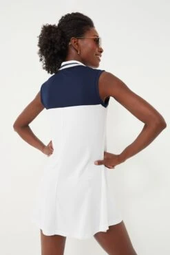 Blanc 1/4 Zip Performance Tennis Dress -Loeffler Randall Store YGORrrqPrKFZSGY4Vf9Hc8yhGy3YUmL5 1