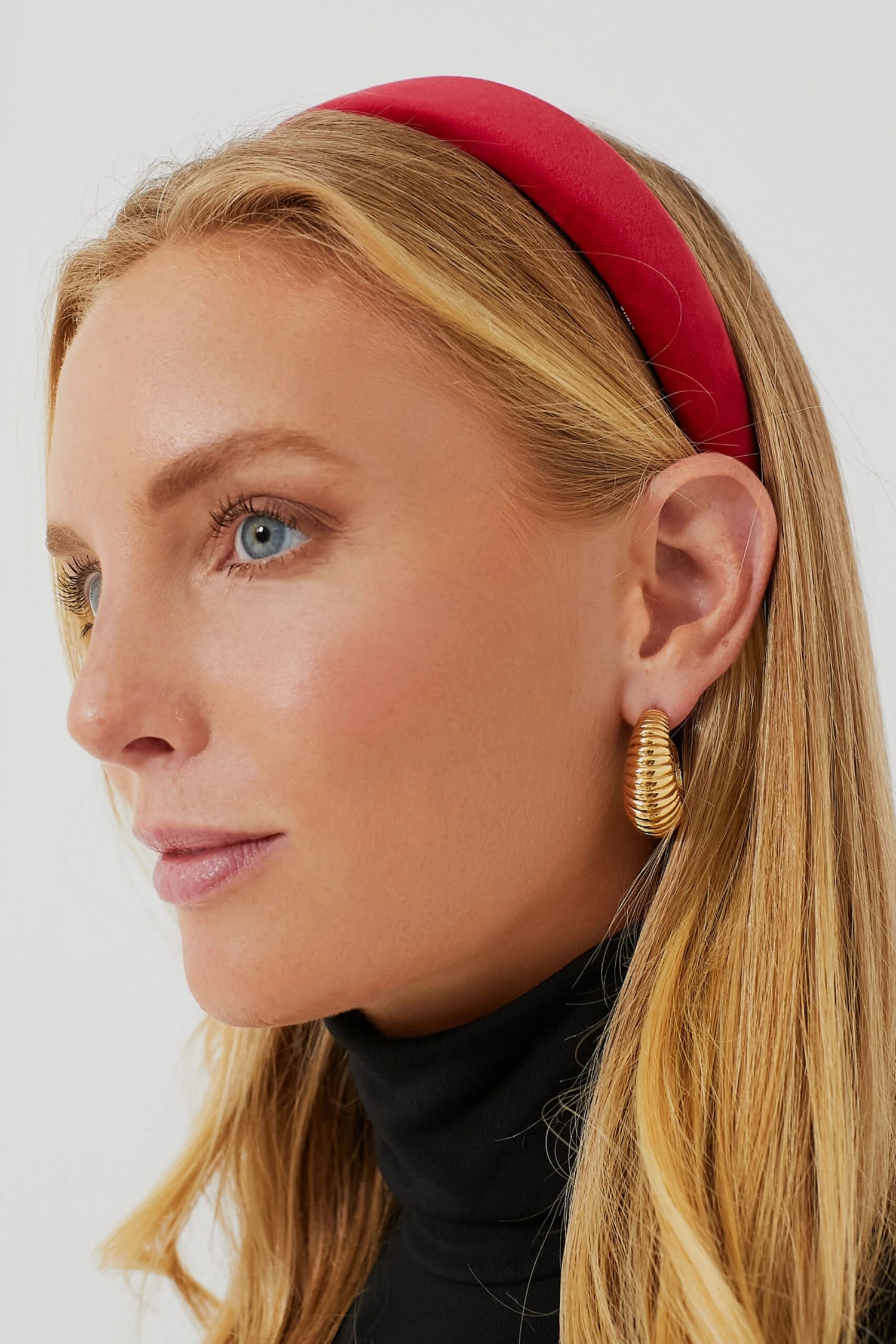 Crimson Velvet Alice Headband 2 Crimson Velvet Alice Headband - Image 2