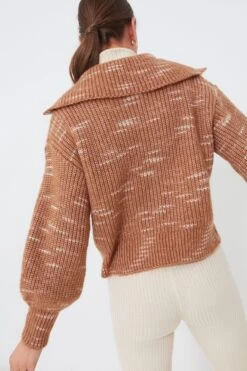 Varley Golden Bronze And Egret Ridley Half Zip Knit -Loeffler Randall Store YRHboONrpGGG2ZCrZOvldThsbAtKDZxU 1
