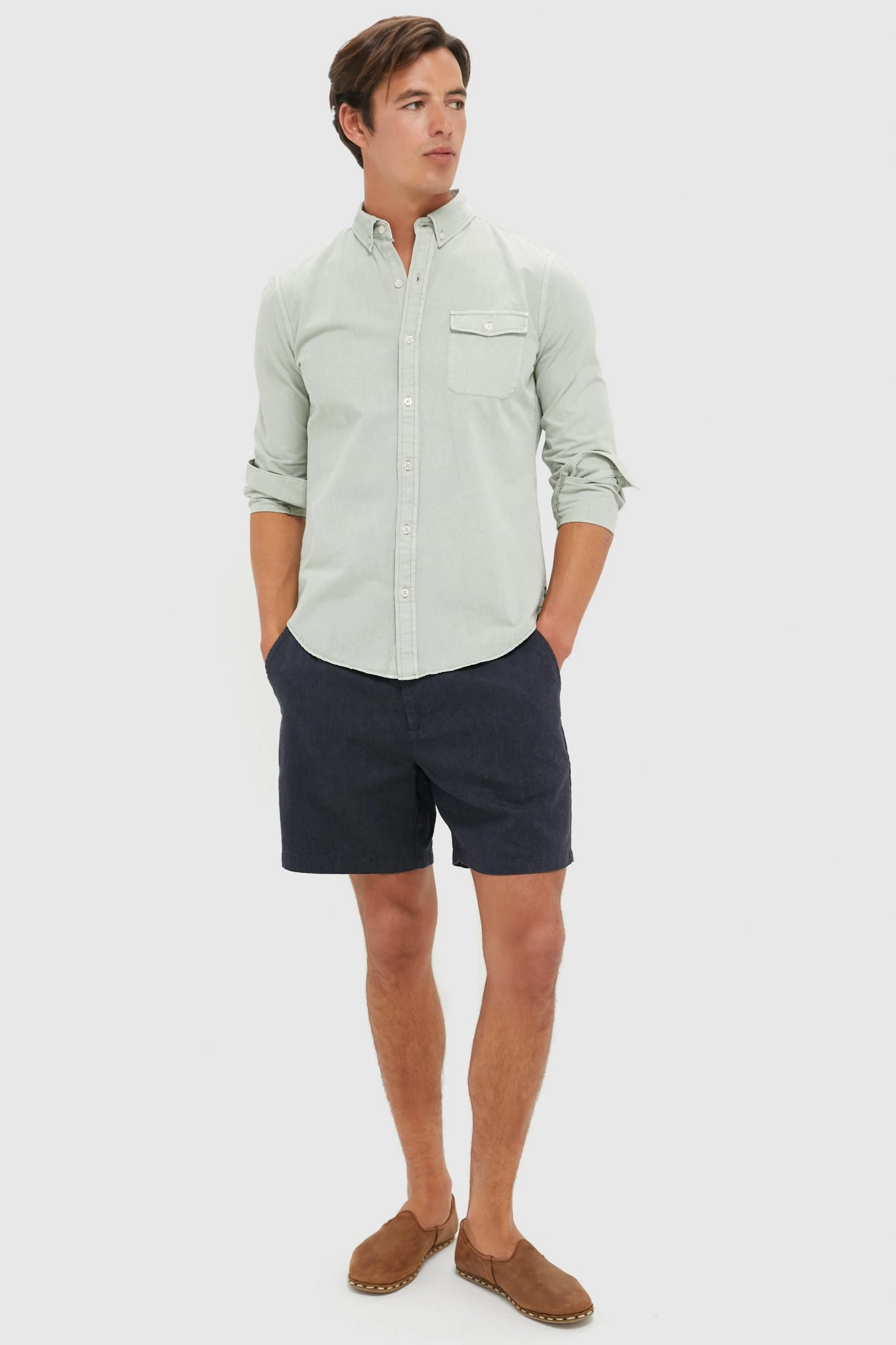 Moss Washed Denim Shirt 6 Moss Washed Denim Shirt - Image 6