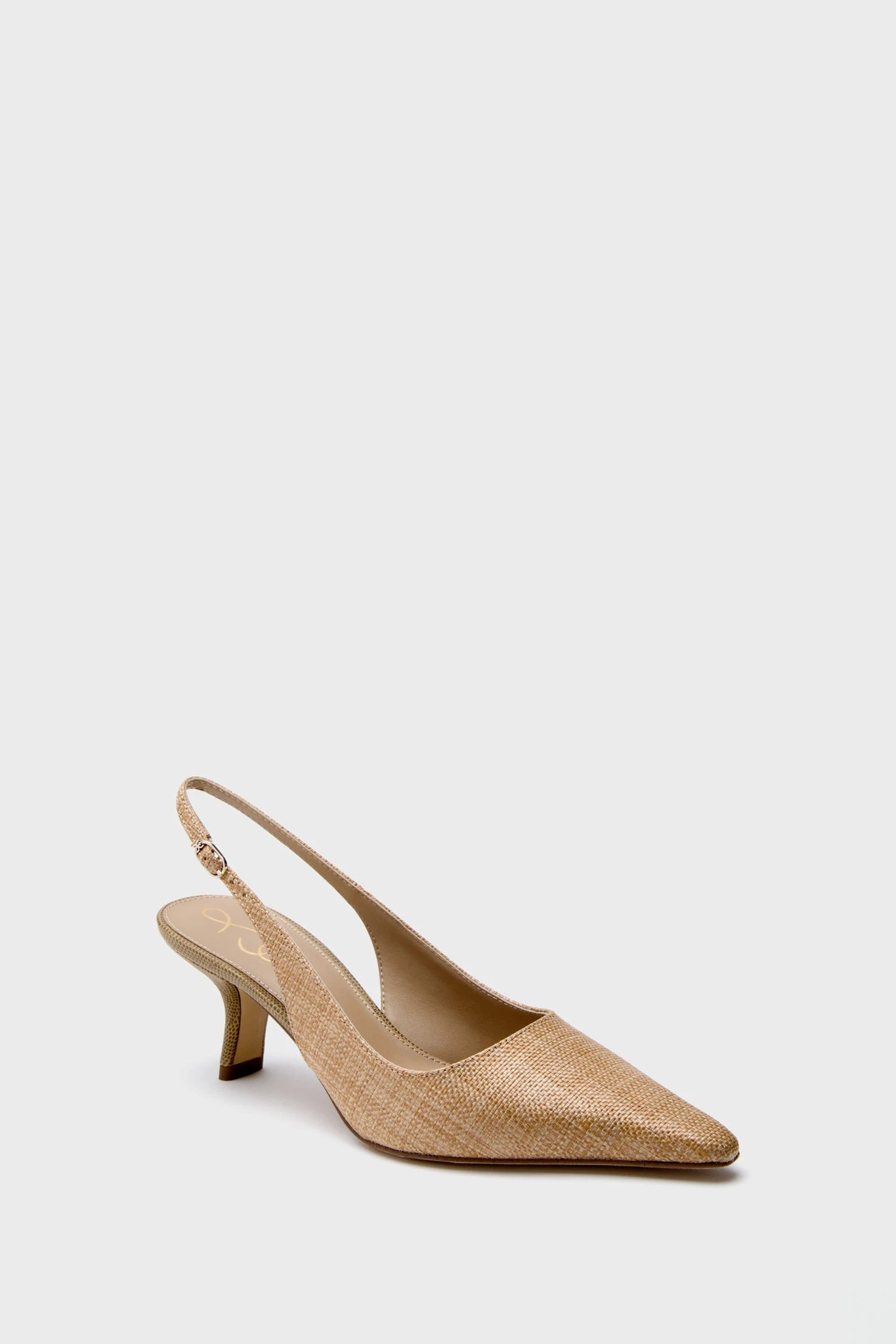 Sam Edelman Buff Tan Bianka Sling Back Heels 1 Sam Edelman Buff Tan Bianka Sling Back Heels