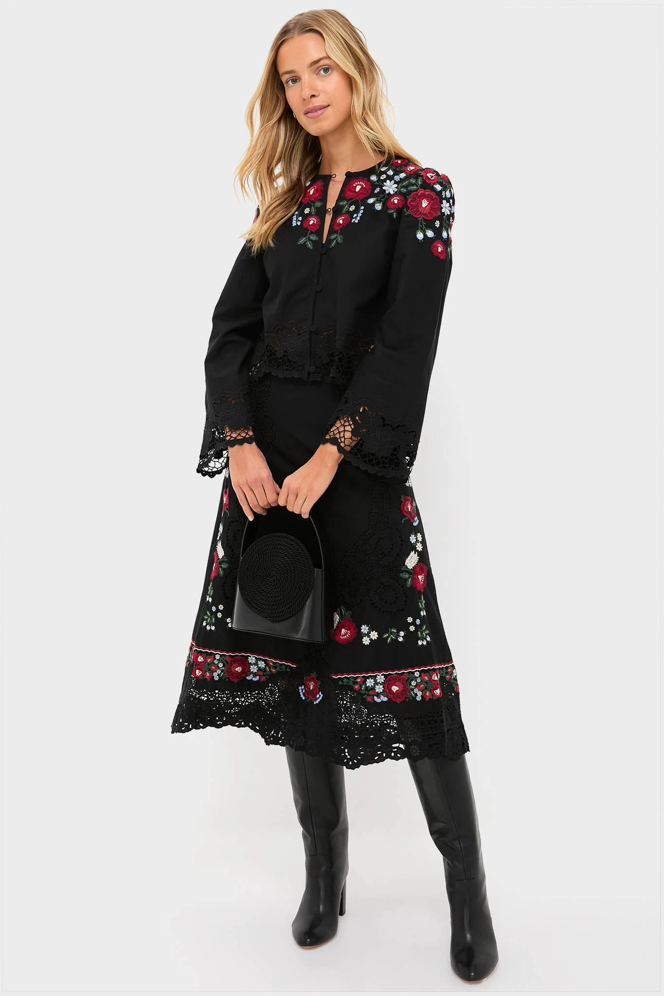 Loeffler Randall Black Goldy Tall Boots 3 Loeffler Randall Black Goldy Tall Boots - Image 3