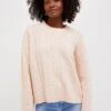 Soft Pink Cashmere Eloise Cable Knit Sweater 15 Soft Pink Cashmere Eloise Cable Knit Sweater -Loeffler Randall Store ZAlhv4bcrFDPg0mVQy5aadfcv26FWUCf 1