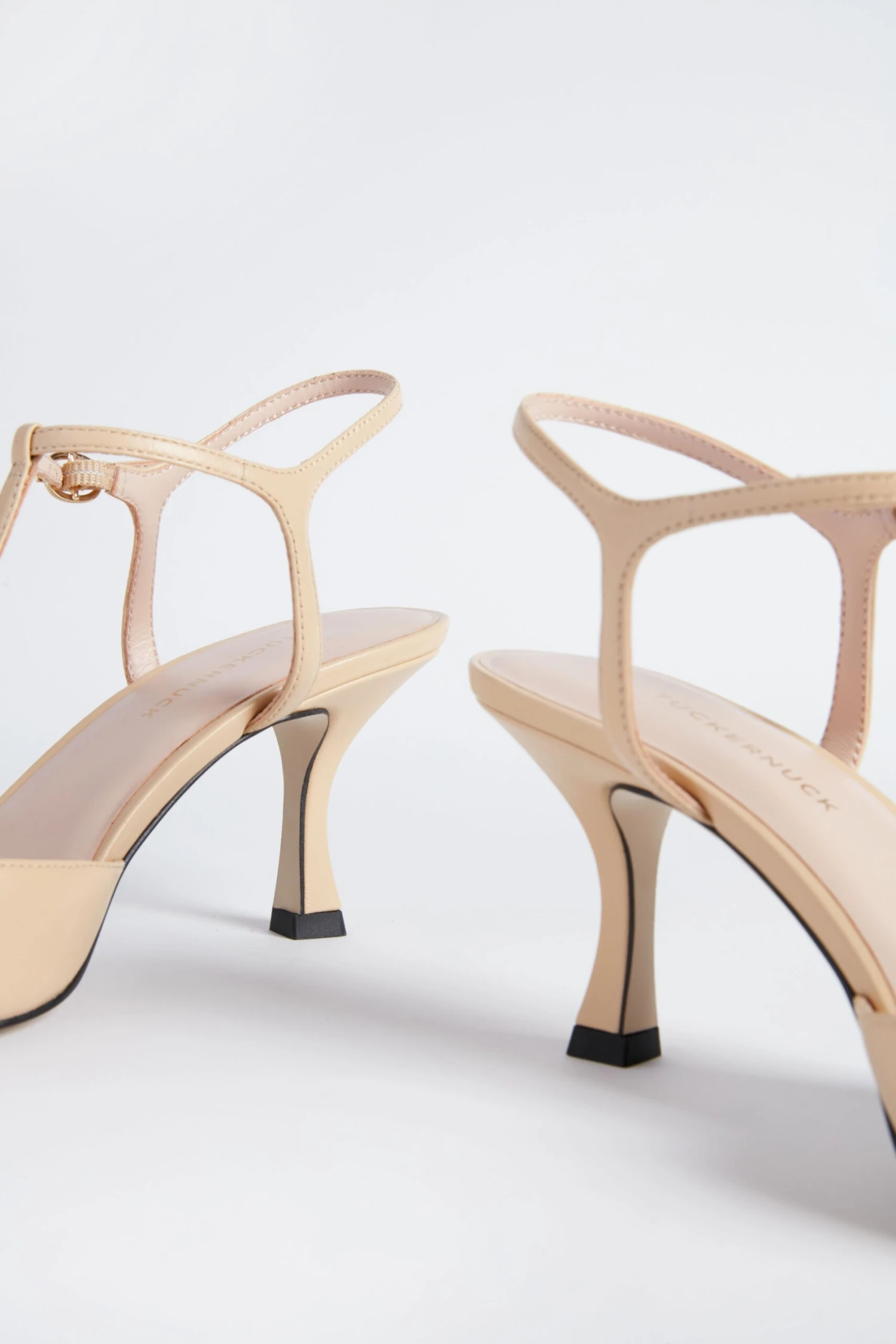 Nude Leather Margot Heels 6 Nude Leather Margot Heels - Image 6