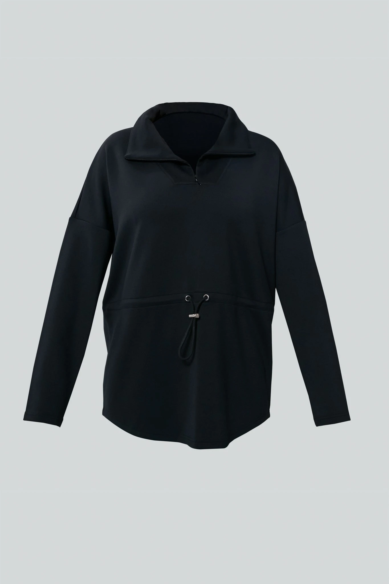 Black Cinched Natalie Quarter Zip 5 Black Cinched Natalie Quarter Zip - Image 5