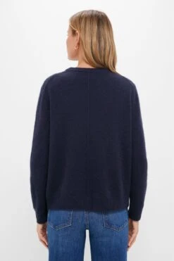 Navy Bodie Boyfriend Cashmere Crewneck Sweater 10 Navy Bodie Boyfriend Cashmere Crewneck Sweater -Loeffler Randall Store ZN7lK37ikwpWJJ2FXnFQoKv8j5KgDazB 1