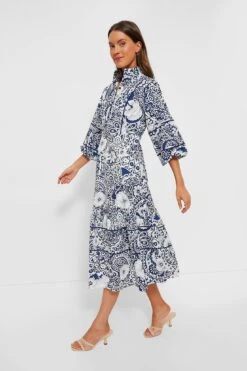 Navy And White Floral Hillsborough Midi Dress -Loeffler Randall Store ZWDpOqATG58zbGTQgjFjYfMruLawswN3 1