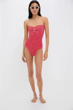 Red And White Striped Brooke One Piece -Loeffler Randall Store ZX3Z2OHszpVg8bv0CYGHGH7BTKT1C46E 1