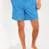 Peter Millar Blue Macaw Henri Botanical Swim Trunk
