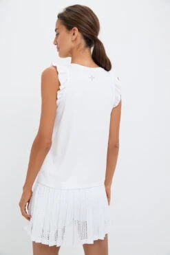 White Performance Jersey Ruffle Lea Tank -Loeffler Randall Store Zyw0lYi8l9pTxoOFLWk5Hty1IqbXKtXk 1