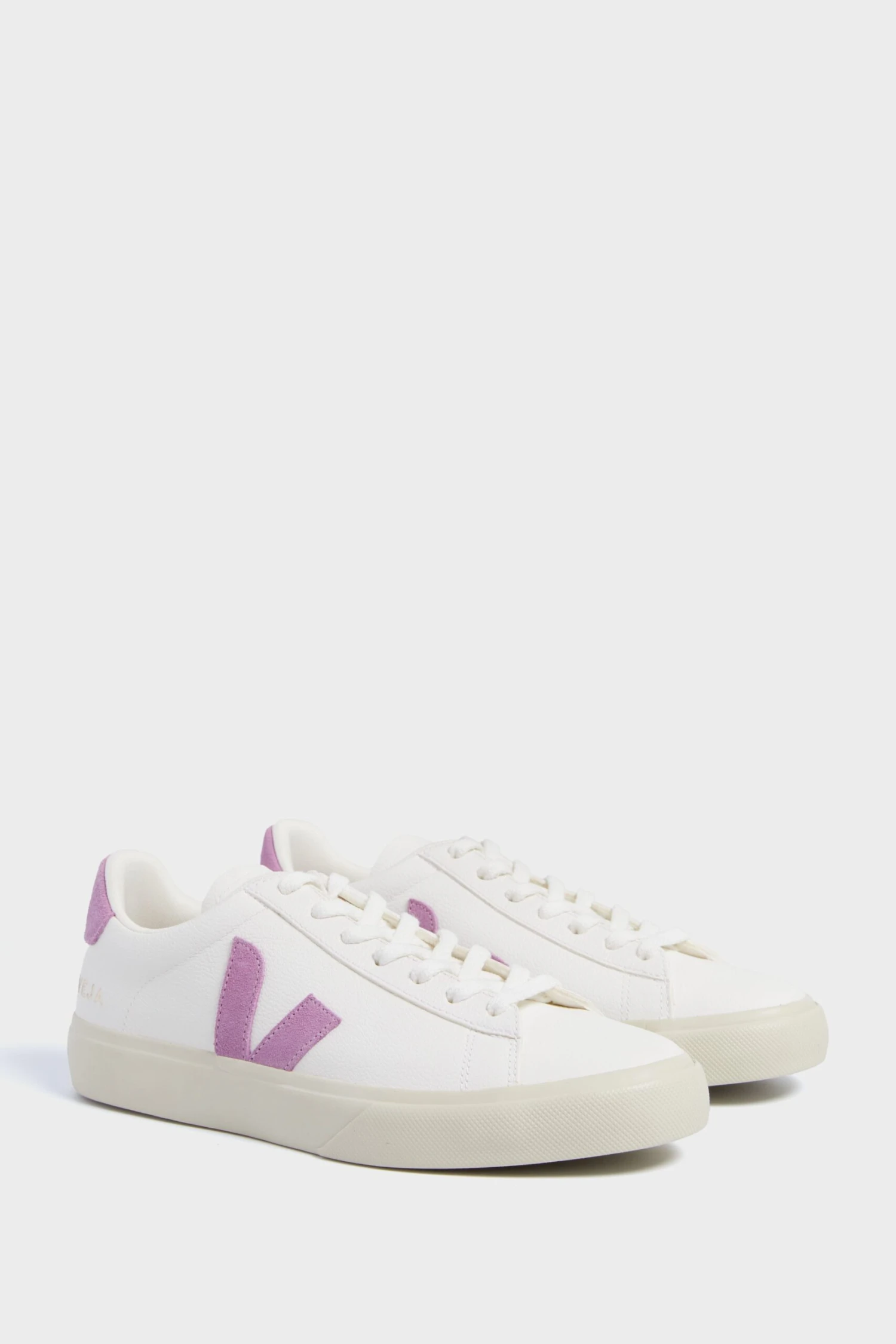 Veja Extra-White Mulberry Campo Sneakers 4 Veja Extra-White Mulberry Campo Sneakers - Image 4