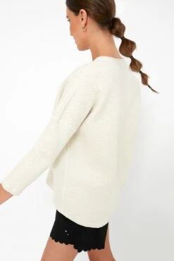 Reversible Heathered Ivory Ally Swing Sweatshirt -Loeffler Randall Store aYelUiO3sh3gvnQ2gRVk2ISjkQFgCe2t 1