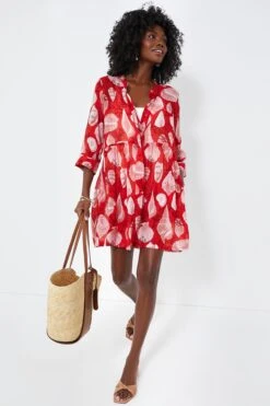 Red Shell Beachy Royal Coverup -Loeffler Randall Store aajCpSanEPjyQgq6o1JisMhlOSeDKutU 1