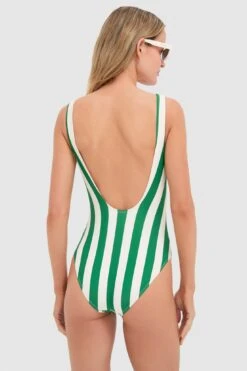 Solid & Striped Tennis Green Striped Annemarie One Piece 10 Solid & Striped Tennis Green Striped Annemarie One Piece -Loeffler Randall Store aoWvKbeBOpJxEc5sJA2BHHsoAqYQLRt4 1