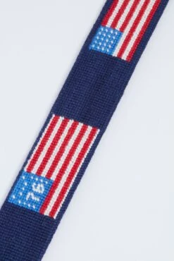Navy Flags Of Our Fathers Needlepoint Belt -Loeffler Randall Store aqk8bIvktsr6GHmX9Bne9IIPrNvazlTj 1