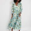 Sea Glass Chintz Long Sleeve Salty Paloma Caftan -Loeffler Randall Store awahNmndkR57EkWxPs4tz2hwl4dO1kdP 1