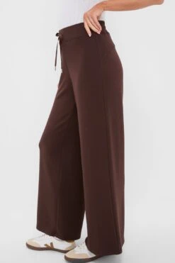 Chocolate Brown Wide Leg Comfort Stretch Finn Pants 8 Chocolate Brown Wide Leg Comfort Stretch Finn Pants -Loeffler Randall Store b0JFlp4fukm7LKGuuWcCOwddp1wsBG4h 1