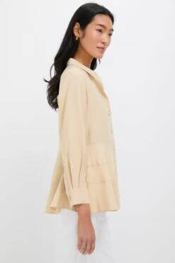 Tan Ashlen Blouse -Loeffler Randall Store b1tP843HNUtVjLxPAEgCpo753FrNdPqM 1