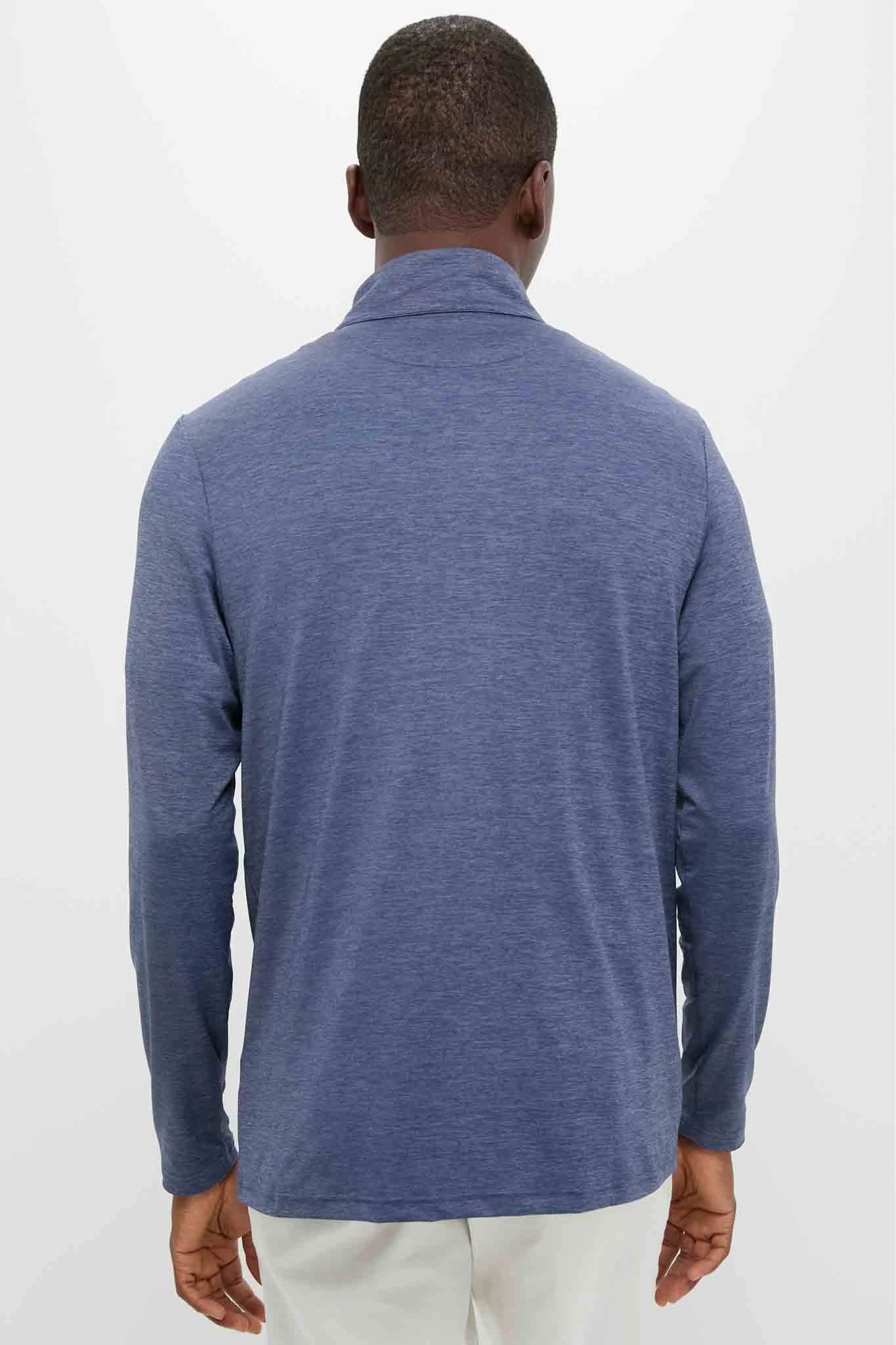 Heathered Navy Featherweight Performance Pullover 4 Heathered Navy Featherweight Performance Pullover - Image 4