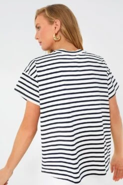 Blue Striped Presley Boyfriend Tee 12 Blue Striped Presley Boyfriend Tee -Loeffler Randall Store bPT4QG3IkkGMnFBWAzAXy1BYJPhrKudw 1