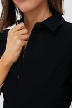 Black Front Zip Denim Mini Dress -Loeffler Randall Store bgt6E6GbyhS3Nlf3VlM8PZR0Vcj6RntZ 1