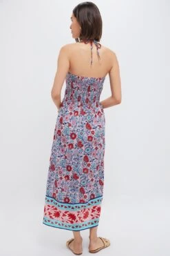 Mauve And Rose Wildflower Smocked Lisbon Caftan -Loeffler Randall Store brFblskyz9X1ETniXN63Xcbu8GuxZuM1 1