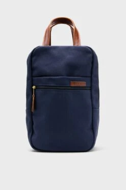 Navy Canvas Heritage Golf Shoe Bag