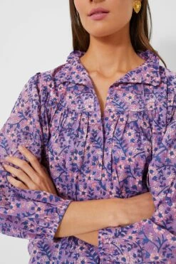 Violet Wildflower Organic Emmaline Blouse 10 Violet Wildflower Organic Emmaline Blouse -Loeffler Randall Store cPyHDob2wmwtmokAAInzc7egvF04AR7H 1