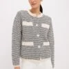 Varley Birch Multi Stitch Tidewell Textured Knit Jacket