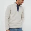 Marine Layer Green Oat Heather Corbet Reversible Pullover