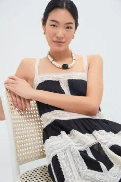 Zimmermann Black And Cream Rhiannon Lace Slip Dress -Loeffler Randall Store chBdUDvSEMEER9BGdQuyGWXGIGA9M6iE 1