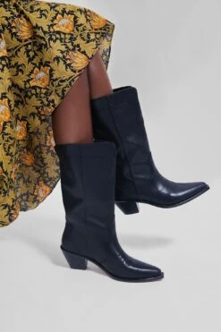 Black Leather Wilson Western Boots -Loeffler Randall Store cheekrAPluurVkmv6cWfA0RZxJrirzYS 1