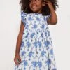 Blue Eyelet Cynthia Dress